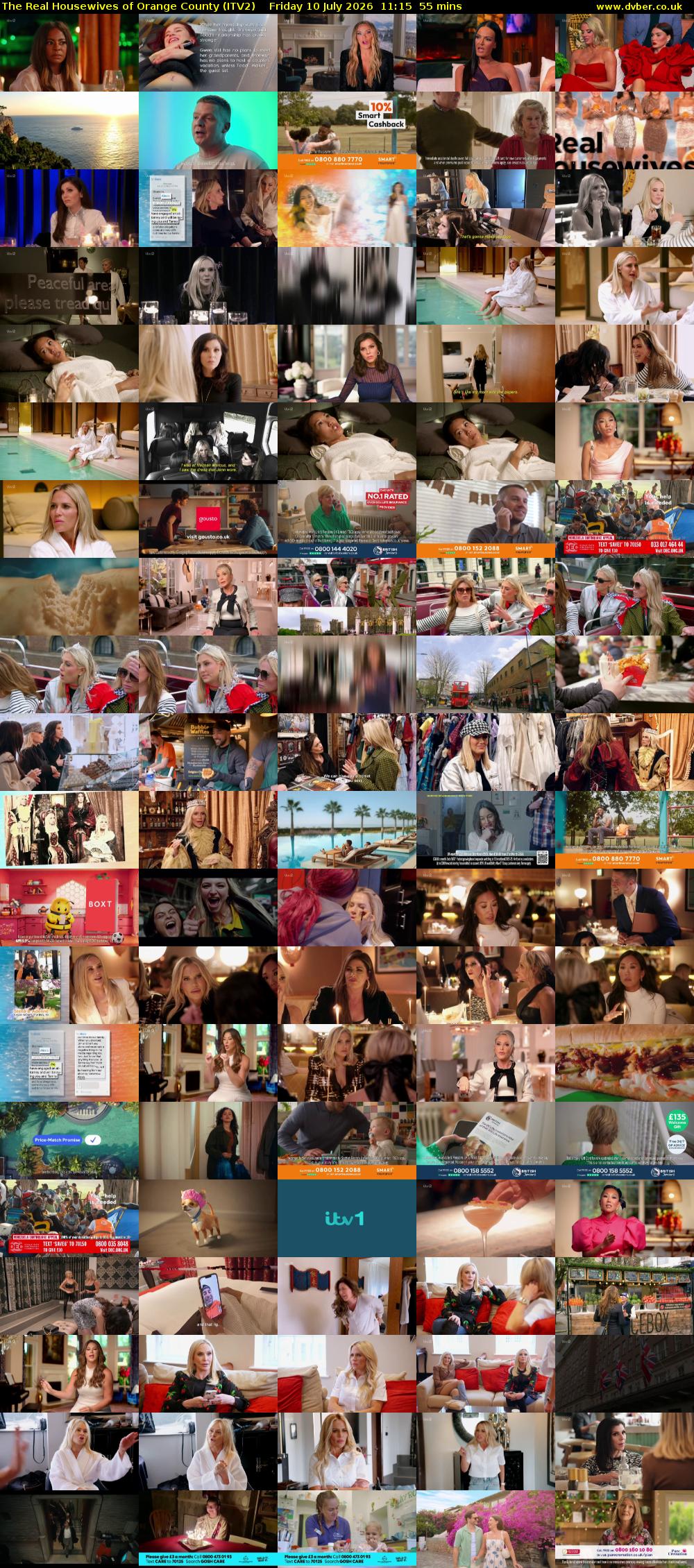 The Real Housewives of Orange County (ITV2) Friday 10 July 2026 11:15 - 12:10