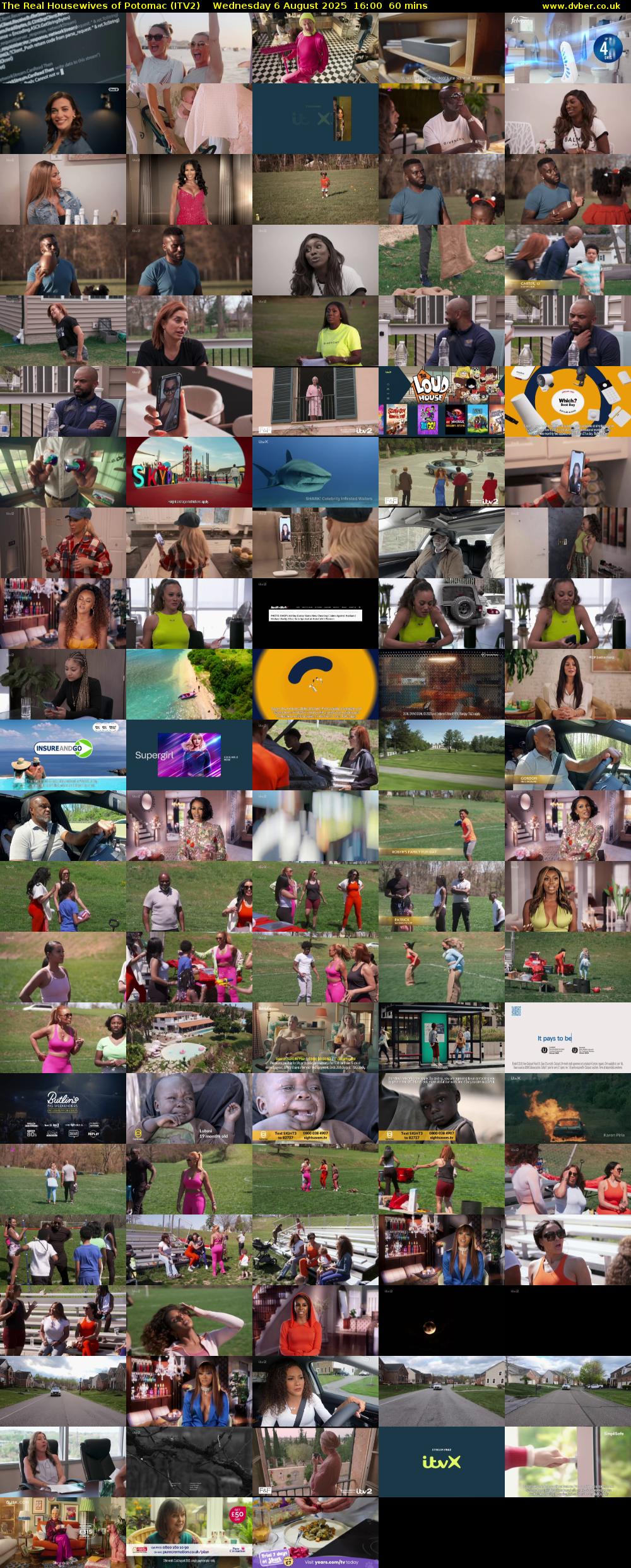 The Real Housewives of Potomac (ITV2) Wednesday 6 August 2025 16:00 - 17:00