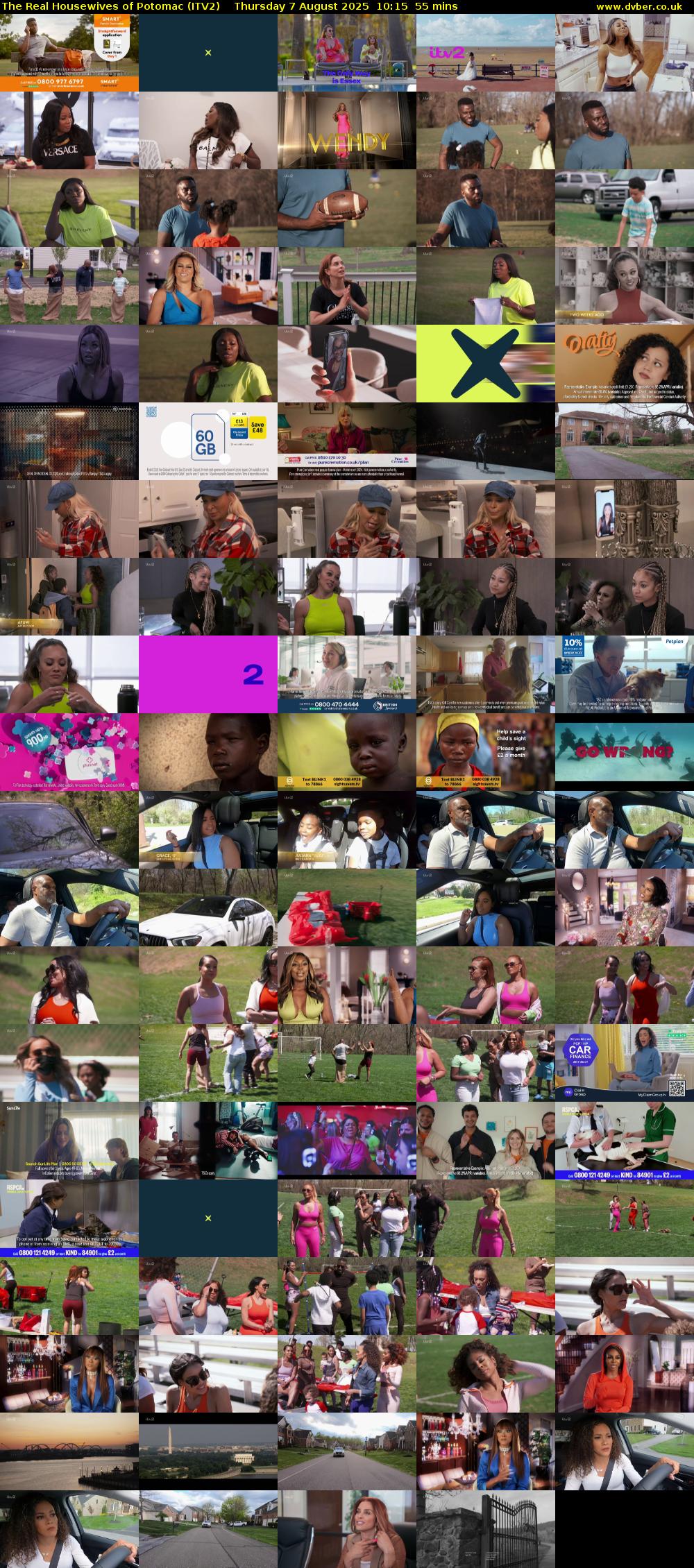 The Real Housewives of Potomac (ITV2) Thursday 7 August 2025 10:15 - 11:10
