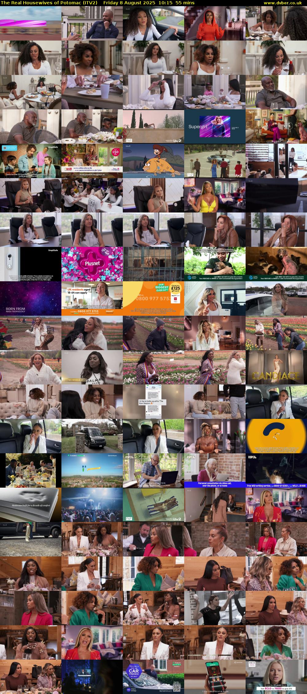 The Real Housewives of Potomac (ITV2) Friday 8 August 2025 10:15 - 11:10