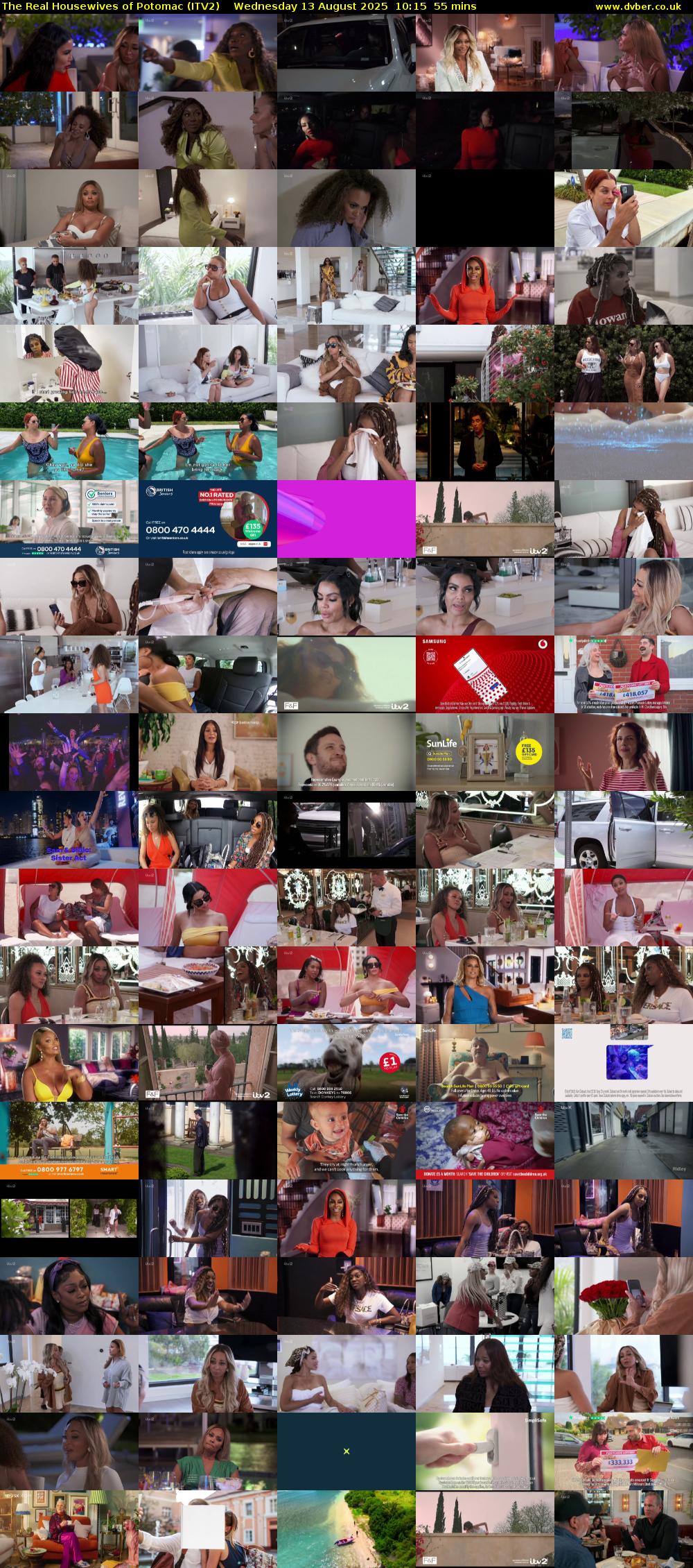 The Real Housewives of Potomac (ITV2) Wednesday 13 August 2025 10:15 - 11:10
