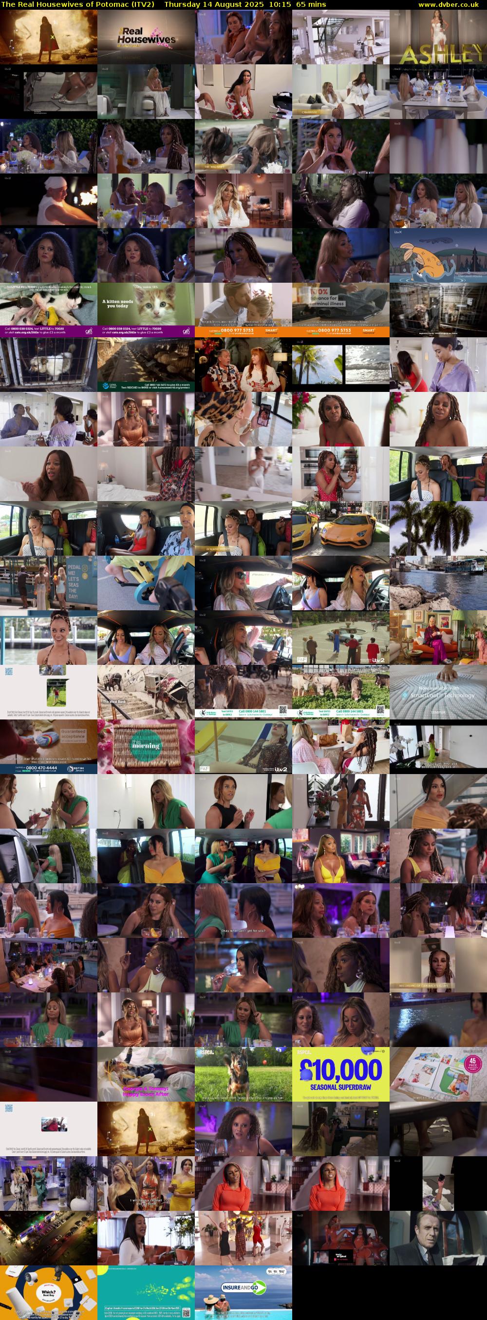 The Real Housewives of Potomac (ITV2) Thursday 14 August 2025 10:15 - 11:20