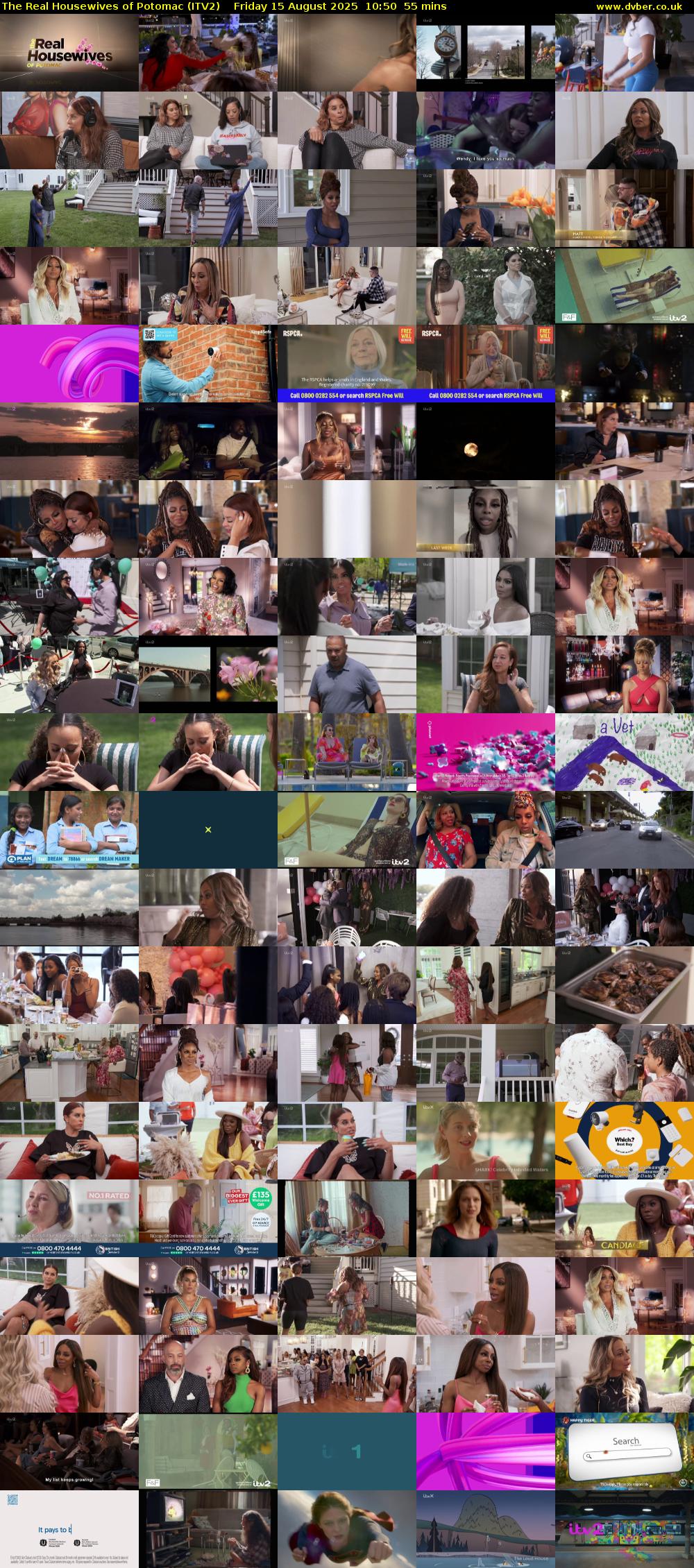 The Real Housewives of Potomac (ITV2) Friday 15 August 2025 10:50 - 11:45
