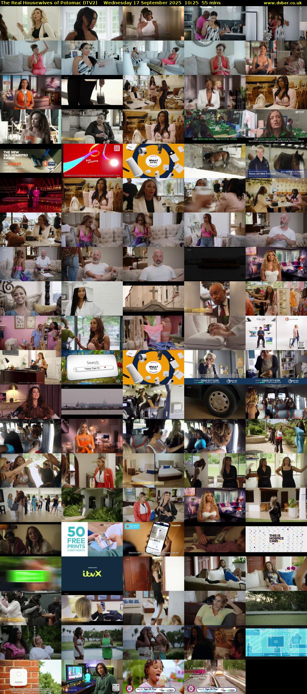 The Real Housewives of Potomac (ITV2) Wednesday 17 September 2025 10:25 - 11:20