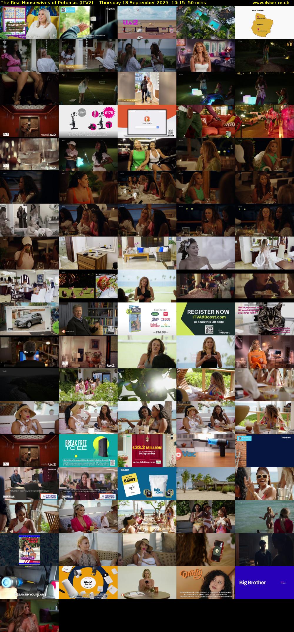 The Real Housewives of Potomac (ITV2) Thursday 18 September 2025 10:15 - 11:05