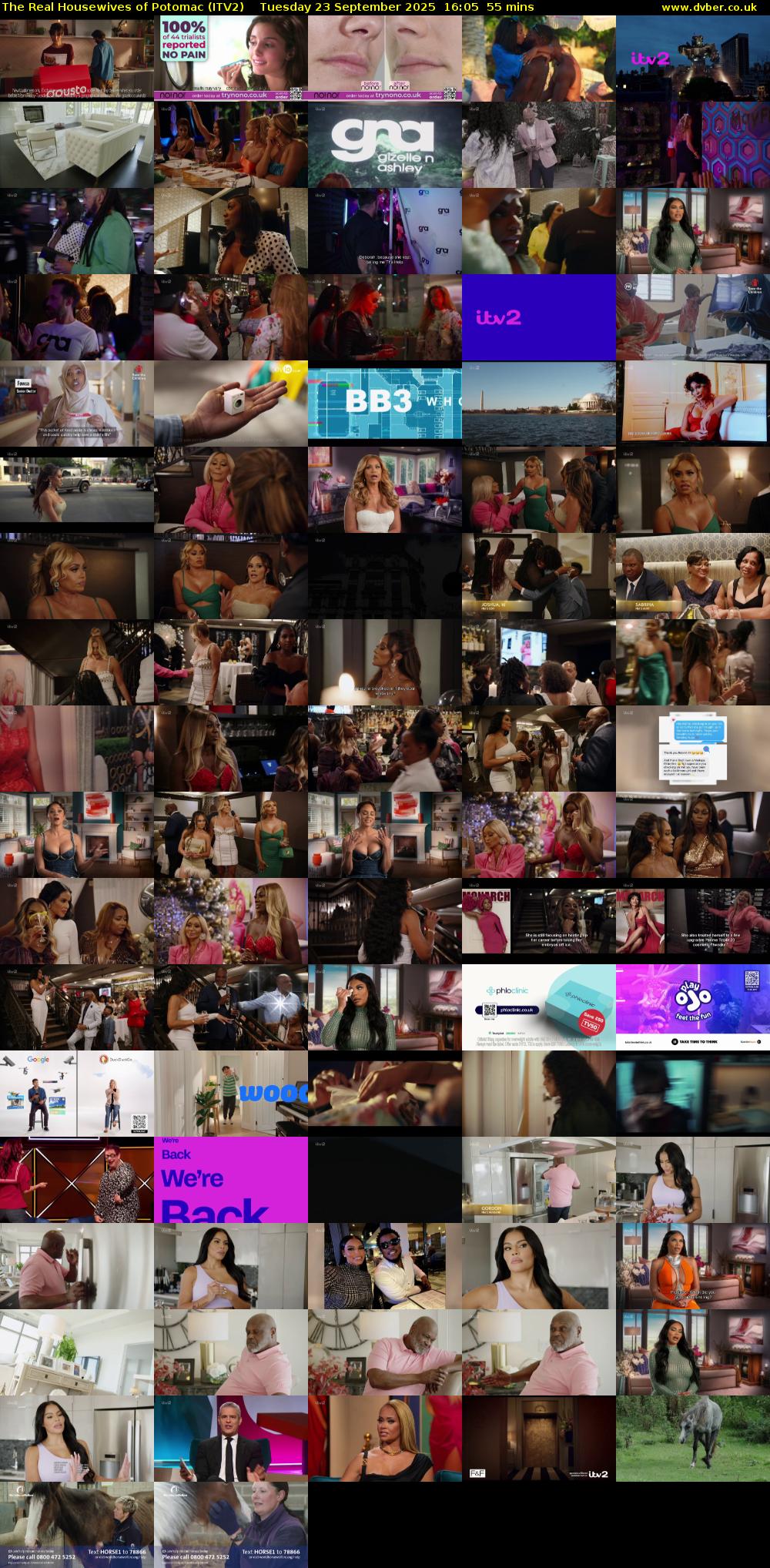 The Real Housewives of Potomac (ITV2) Tuesday 23 September 2025 16:05 - 17:00