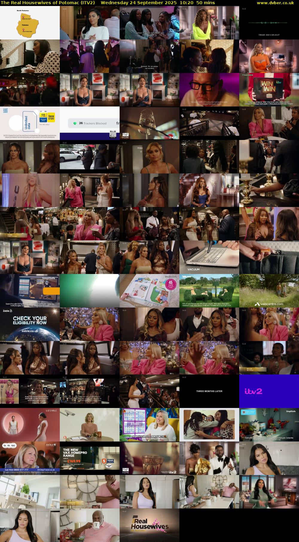 The Real Housewives of Potomac (ITV2) Wednesday 24 September 2025 10:20 - 11:10