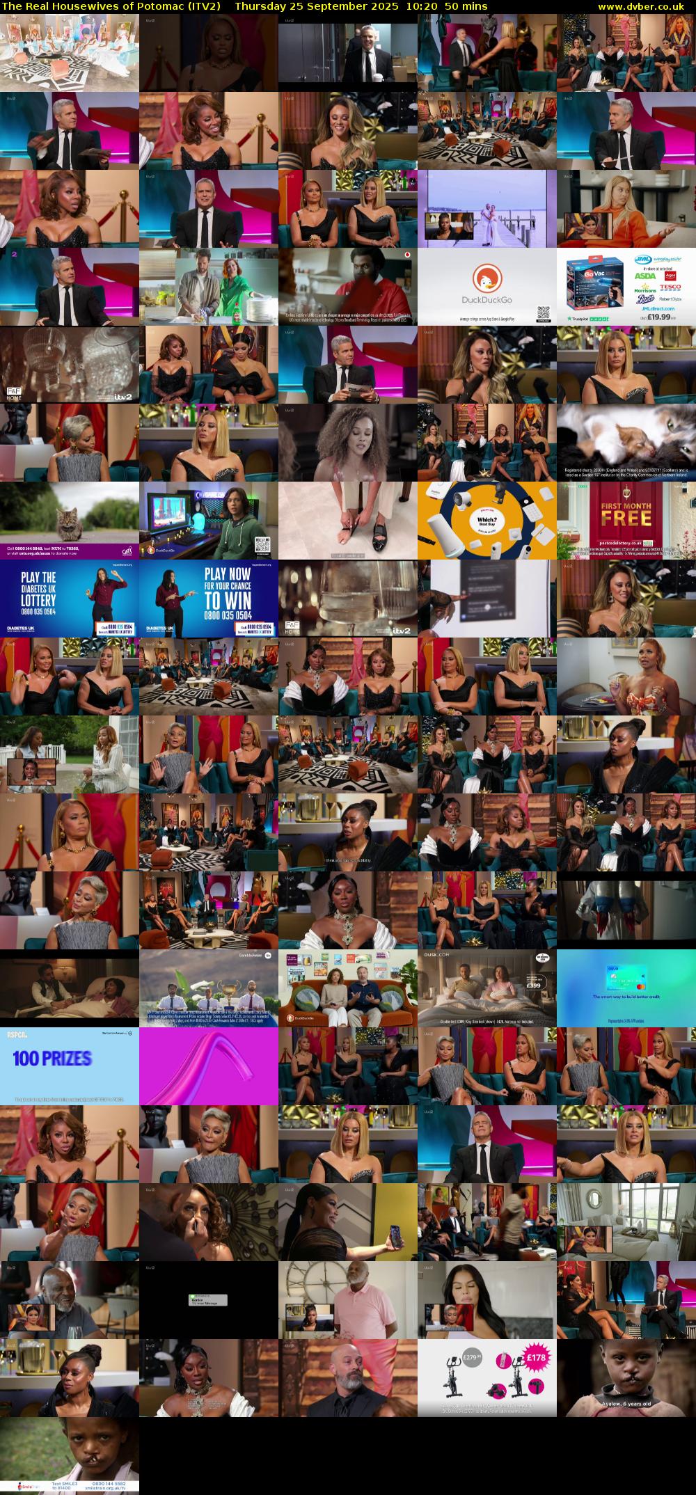 The Real Housewives of Potomac (ITV2) Thursday 25 September 2025 10:20 - 11:10