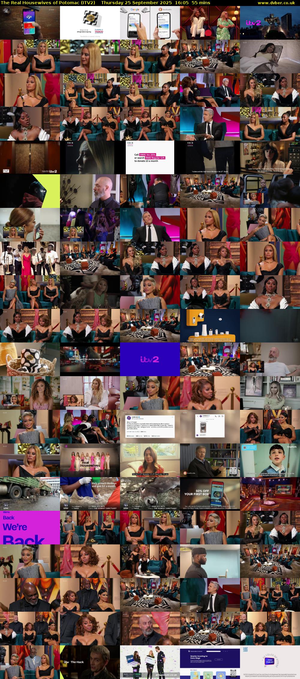 The Real Housewives of Potomac (ITV2) Thursday 25 September 2025 16:05 - 17:00