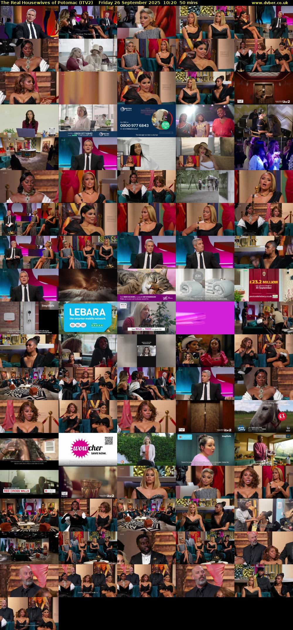 The Real Housewives of Potomac (ITV2) Friday 26 September 2025 10:20 - 11:10