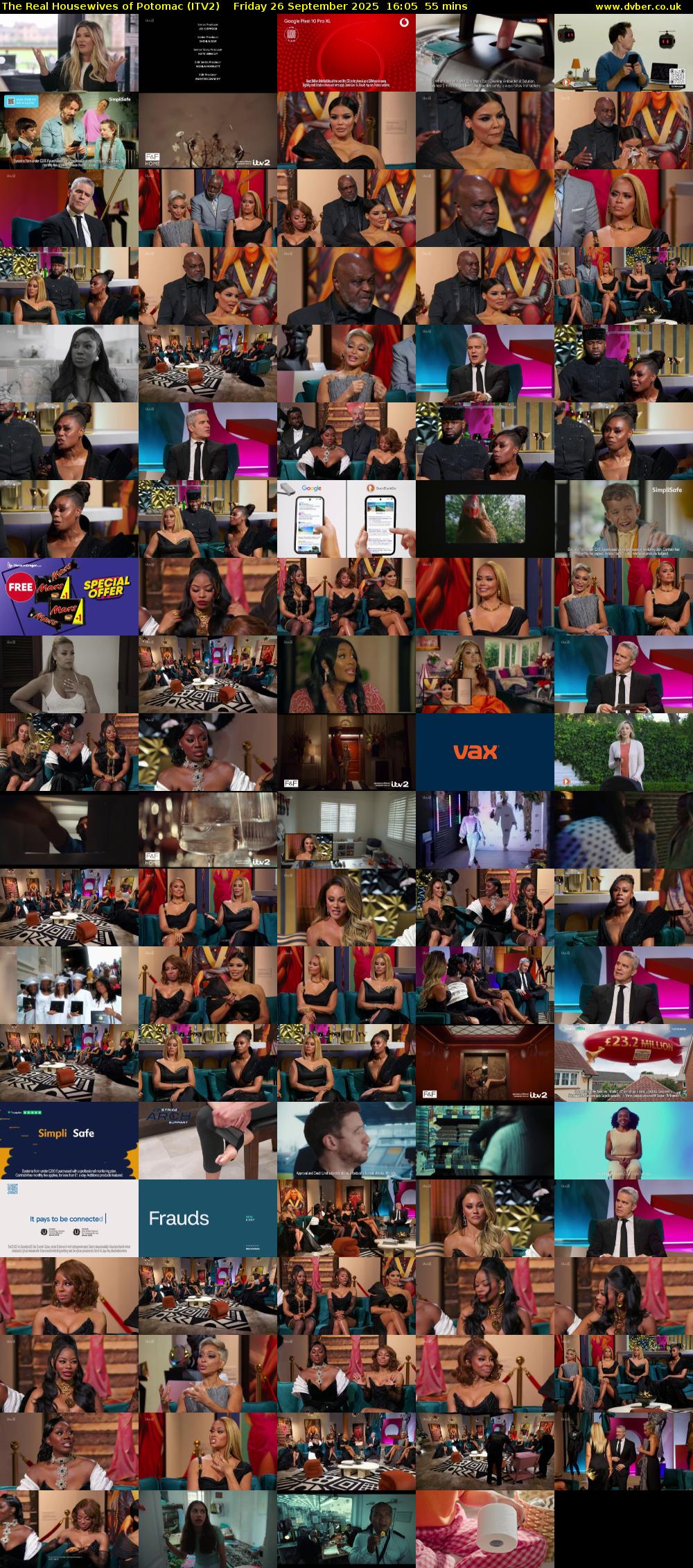 The Real Housewives of Potomac (ITV2) Friday 26 September 2025 16:05 - 17:00