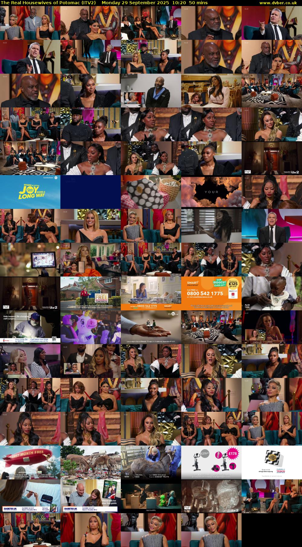 The Real Housewives of Potomac (ITV2) Monday 29 September 2025 10:20 - 11:10