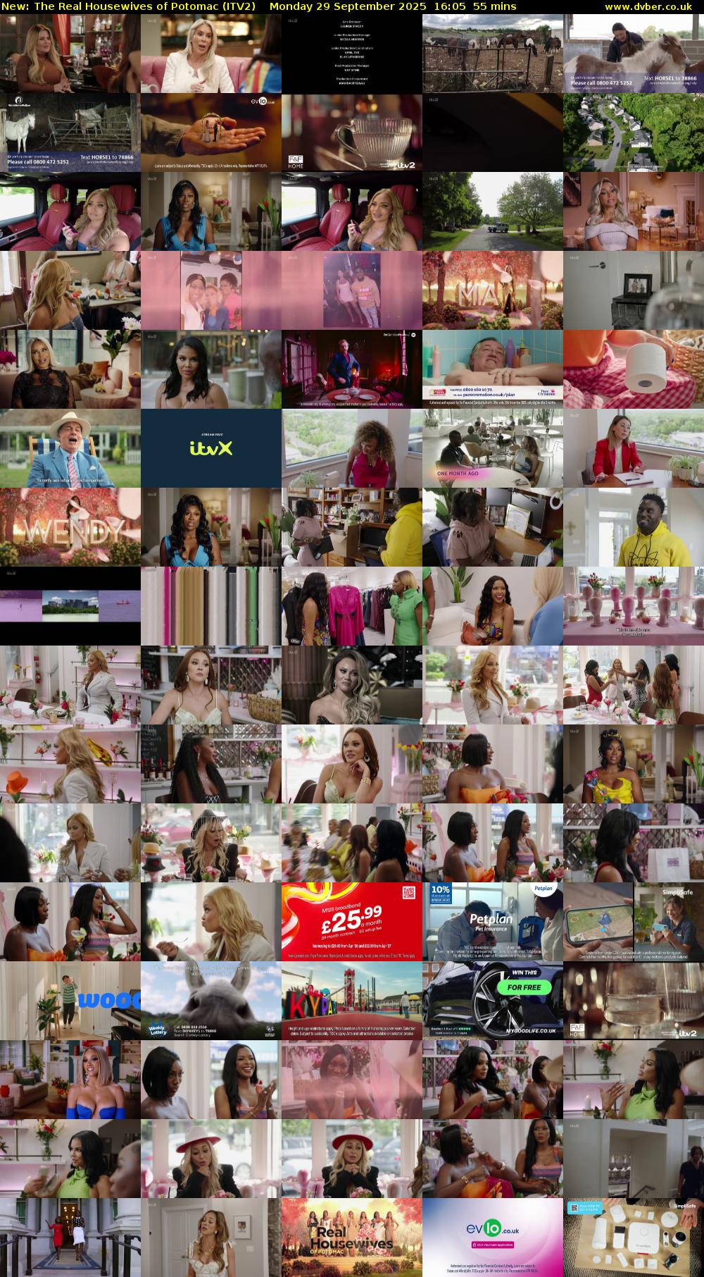 The Real Housewives of Potomac (ITV2) Monday 29 September 2025 16:05 - 17:00