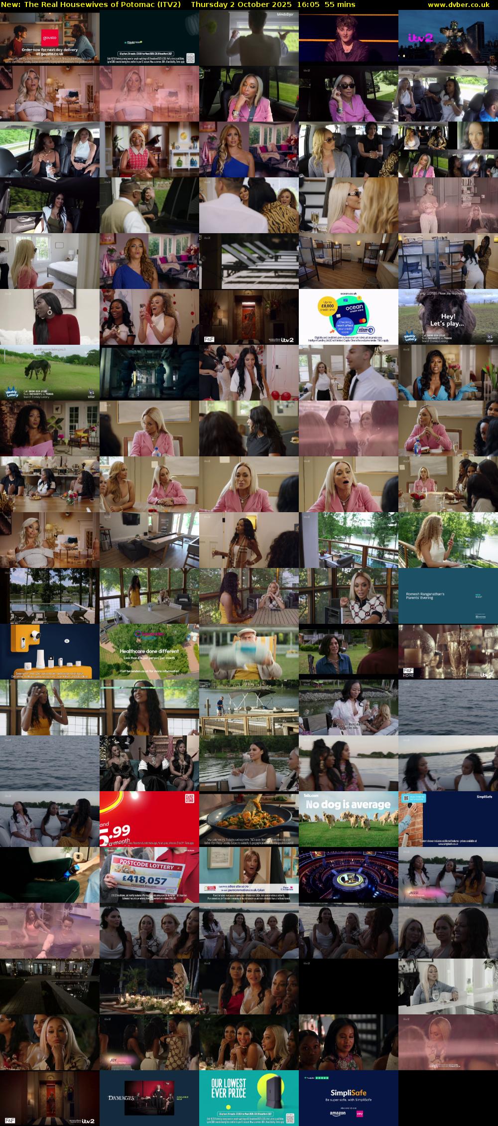 The Real Housewives of Potomac (ITV2) Thursday 2 October 2025 16:05 - 17:00