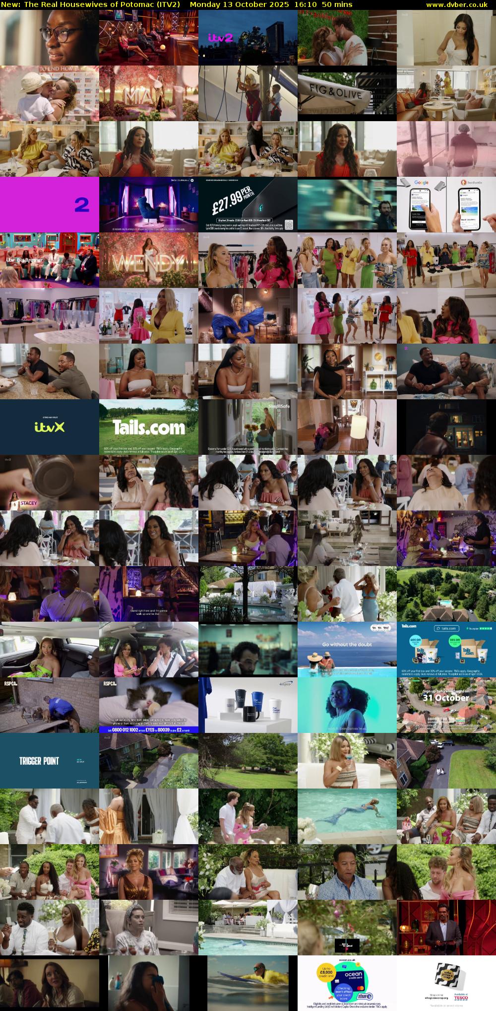 The Real Housewives of Potomac (ITV2) Monday 13 October 2025 16:10 - 17:00
