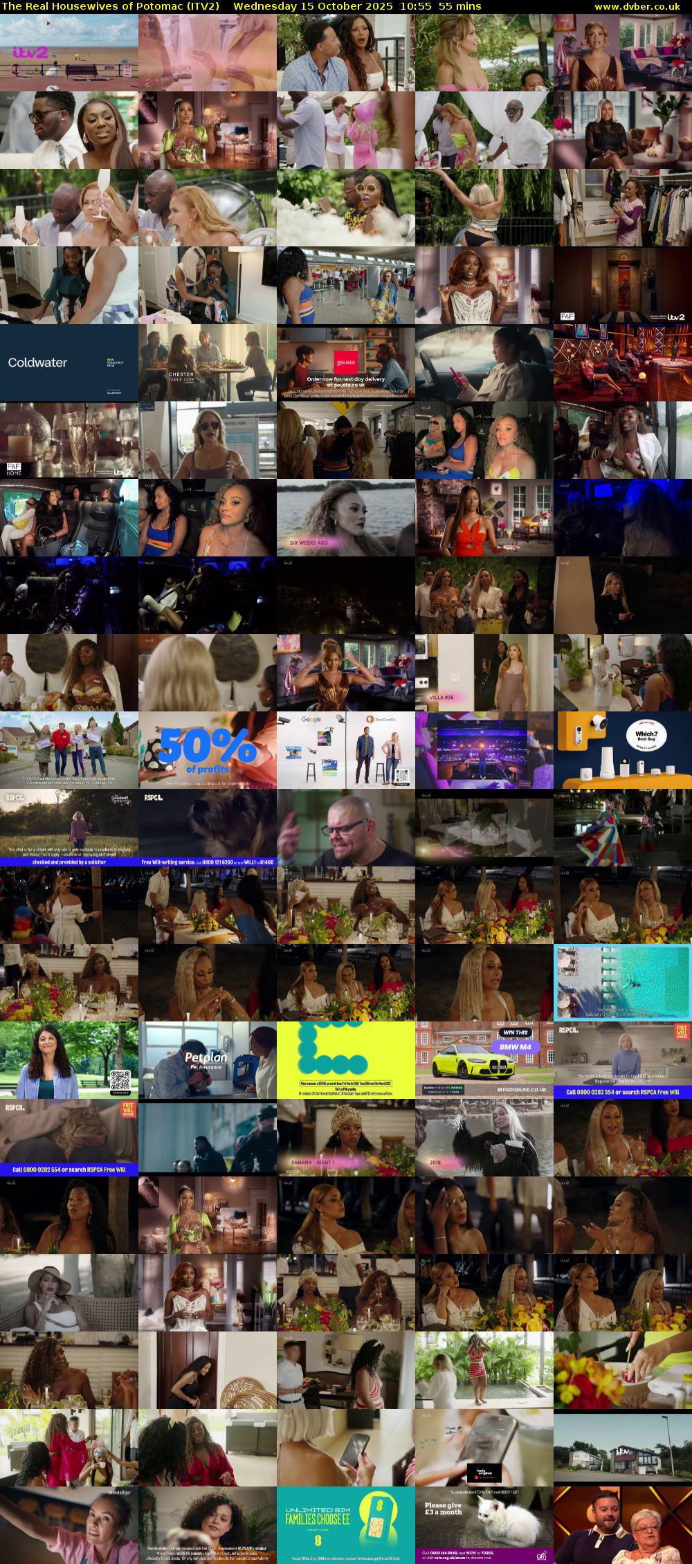 The Real Housewives of Potomac (ITV2) Wednesday 15 October 2025 10:55 - 11:50