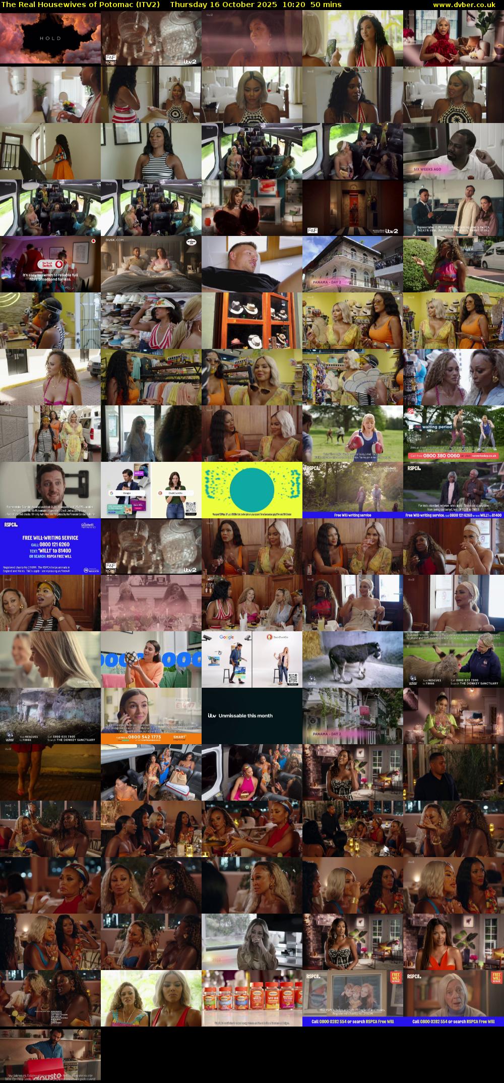 The Real Housewives of Potomac (ITV2) Thursday 16 October 2025 10:20 - 11:10