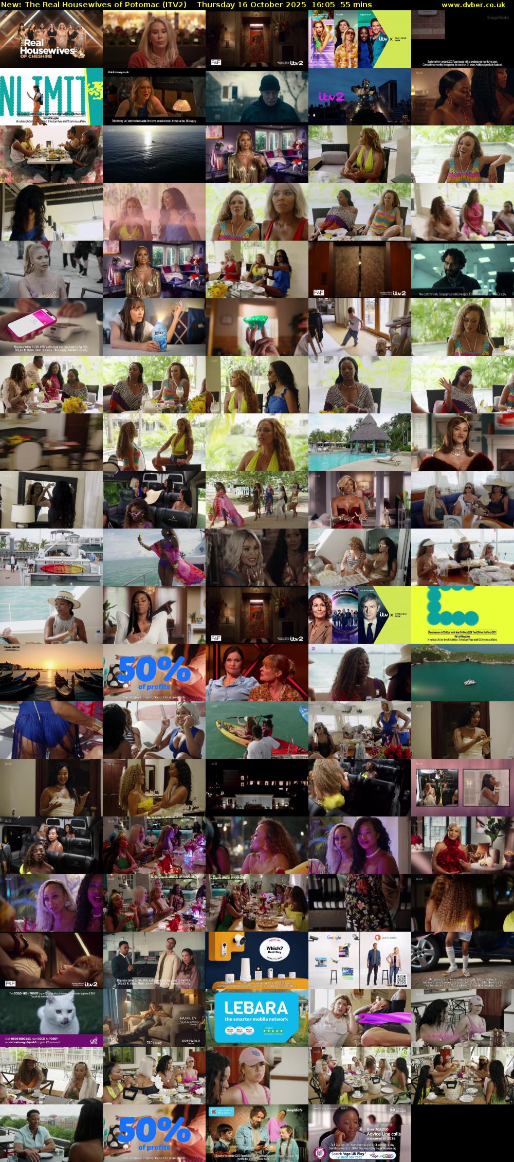 The Real Housewives of Potomac (ITV2) Thursday 16 October 2025 16:05 - 17:00