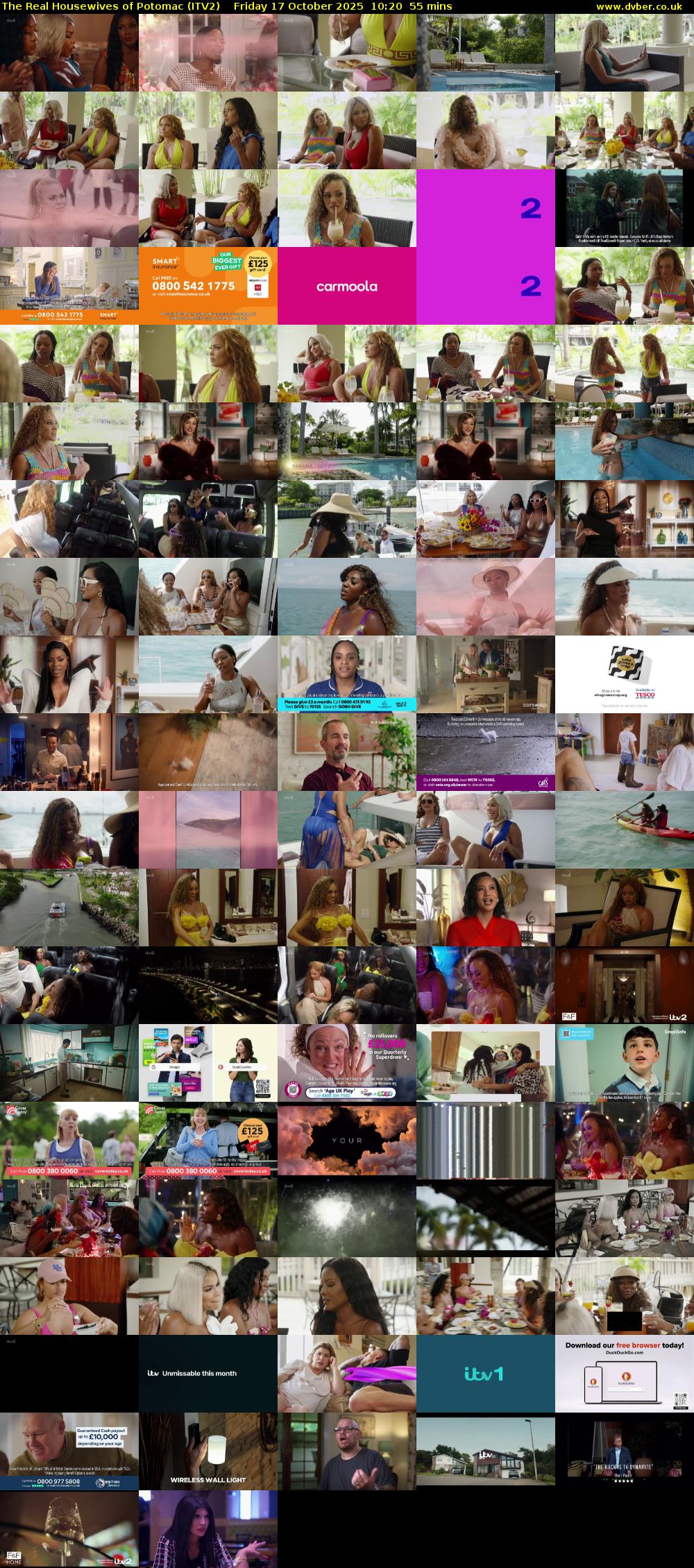 The Real Housewives of Potomac (ITV2) Friday 17 October 2025 10:20 - 11:15