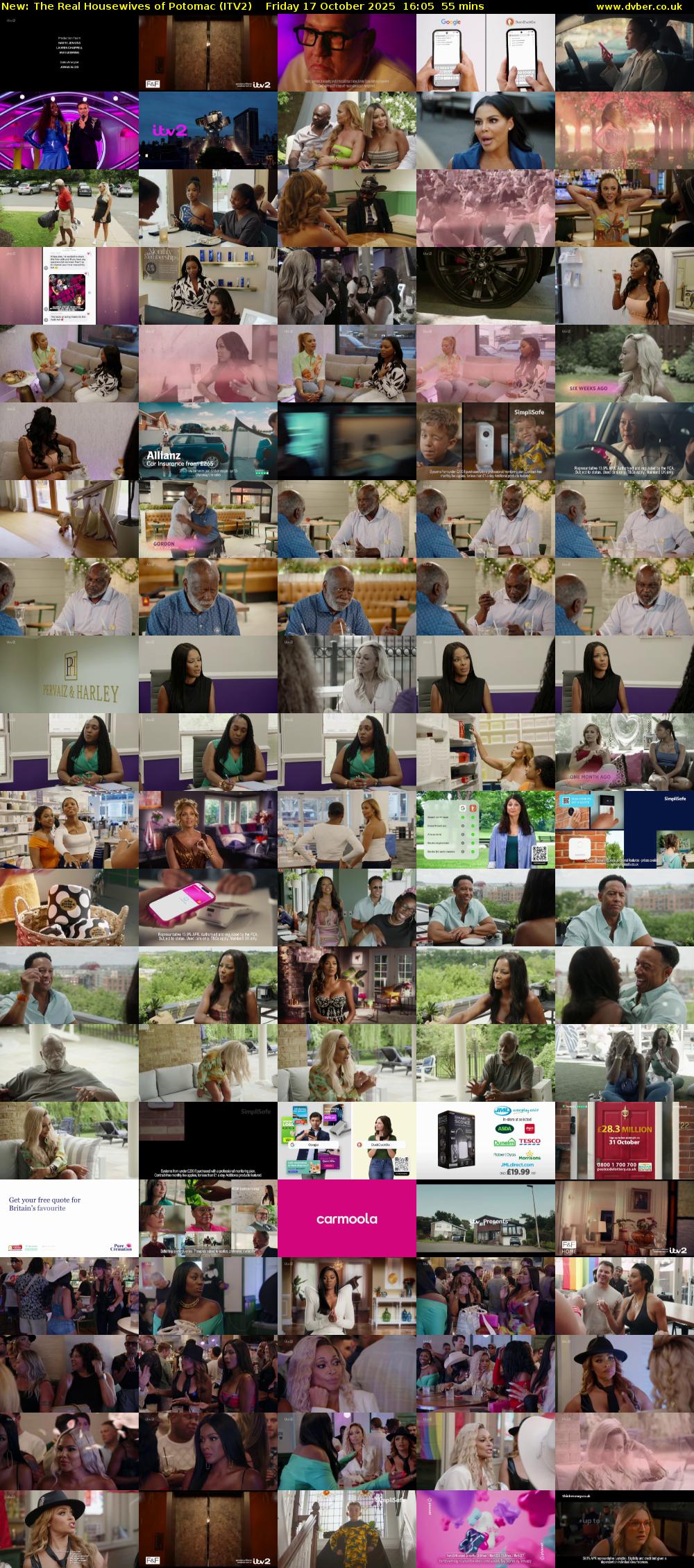 The Real Housewives of Potomac (ITV2) Friday 17 October 2025 16:05 - 17:00