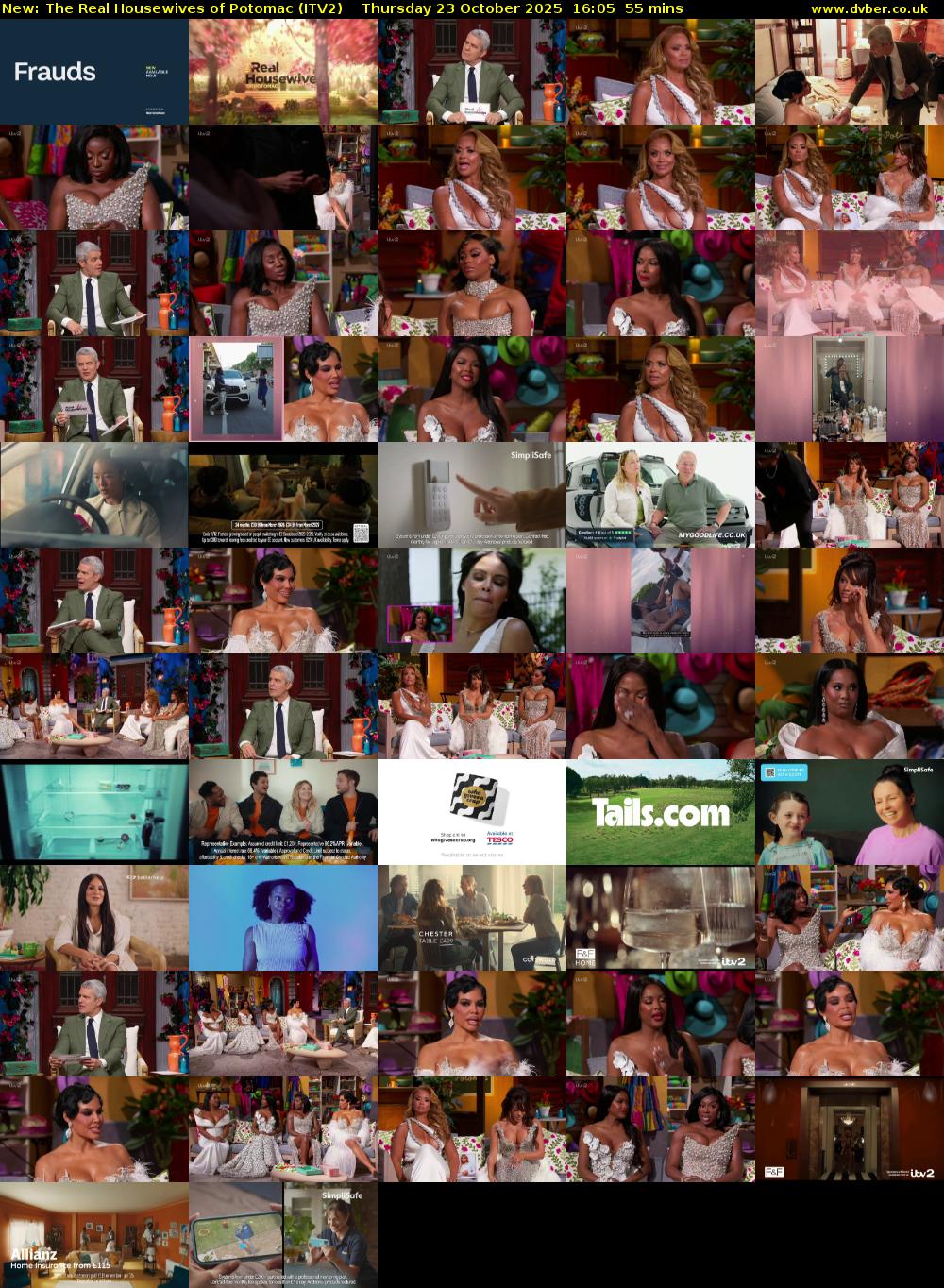 The Real Housewives of Potomac (ITV2) Thursday 23 October 2025 16:05 - 17:00