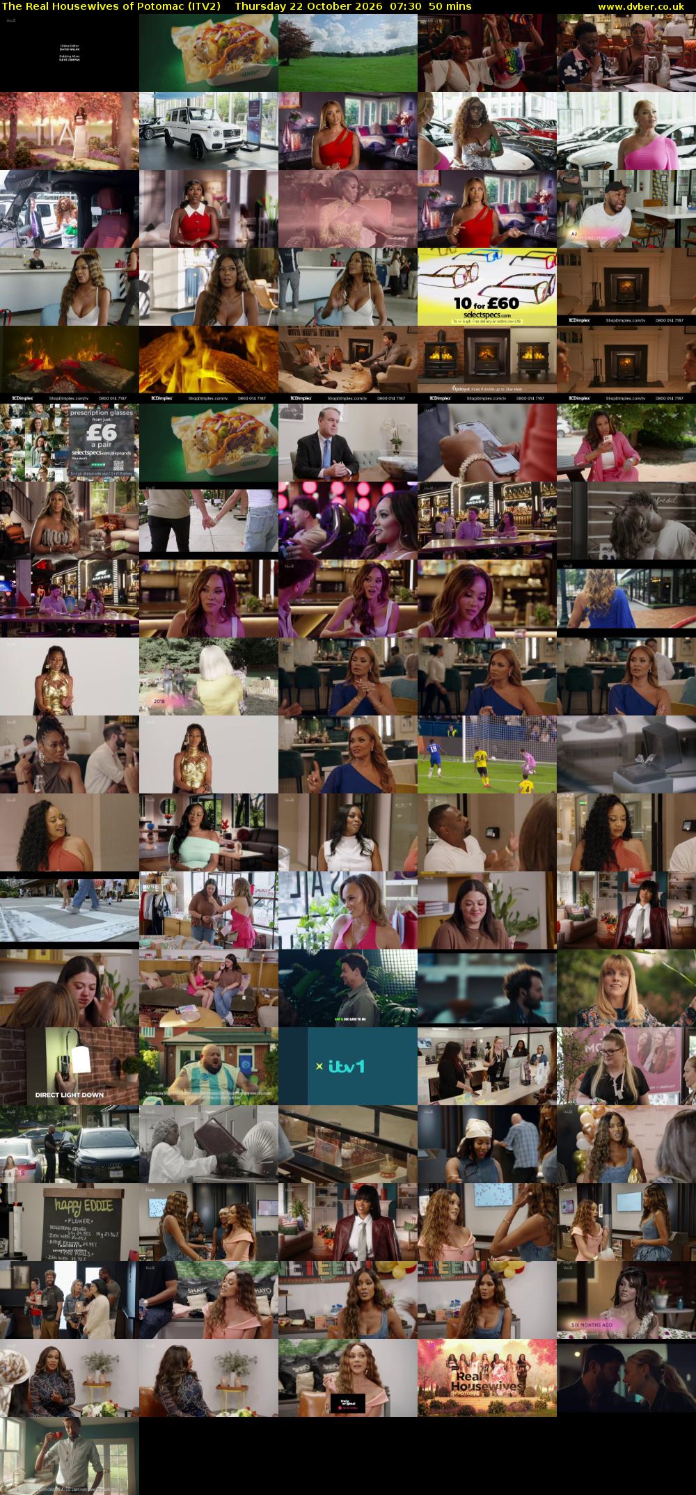The Real Housewives of Potomac (ITV2) Thursday 22 October 2026 07:30 - 08:20
