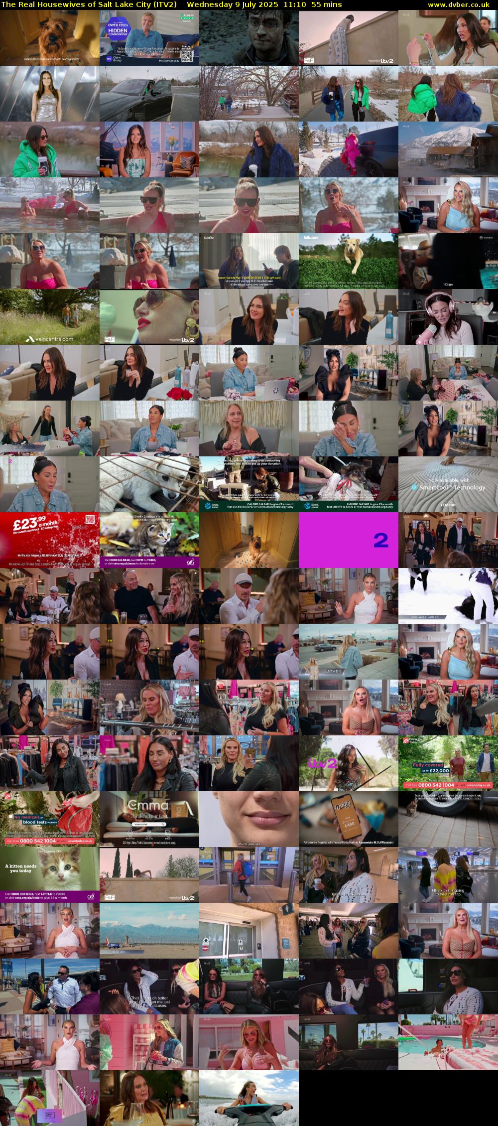 The Real Housewives of Salt Lake City (ITV2) Wednesday 9 July 2025 11:10 - 12:05