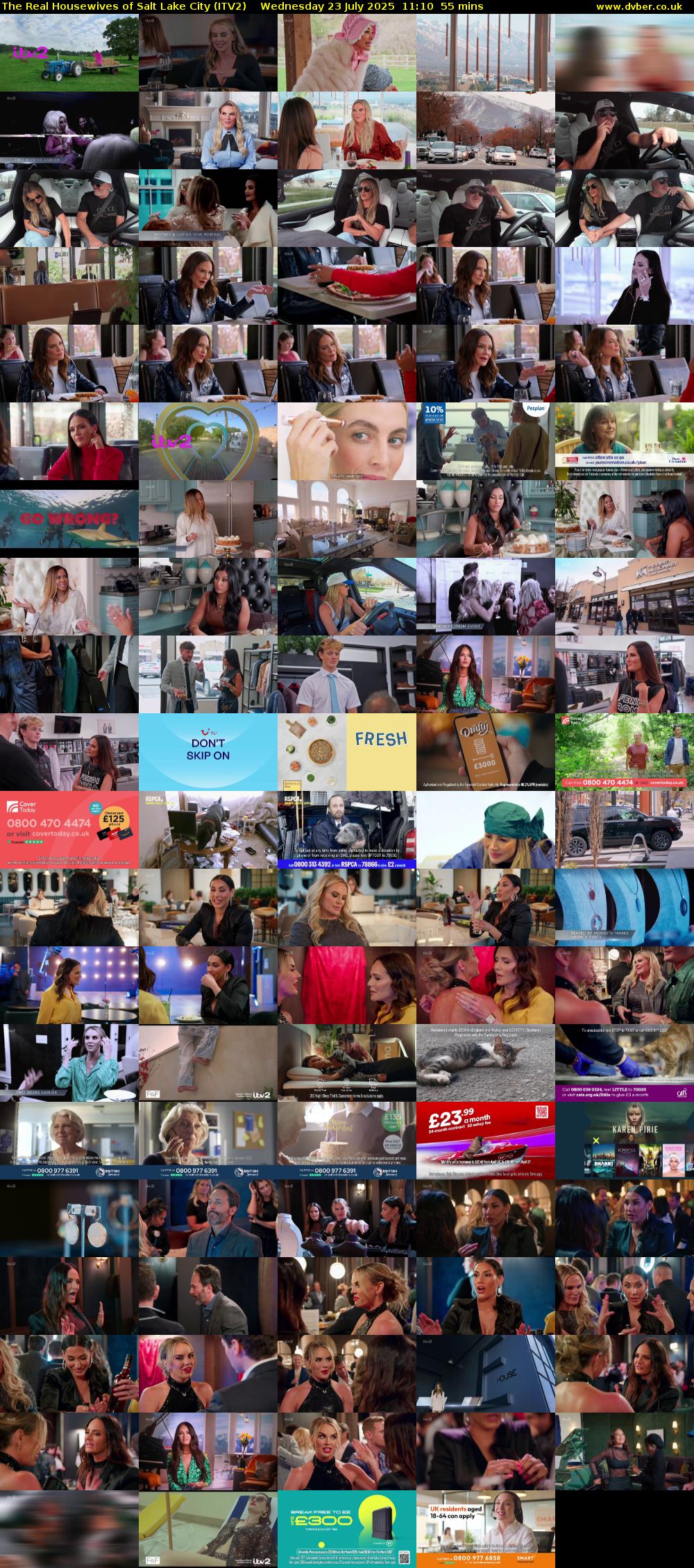 The Real Housewives of Salt Lake City (ITV2) Wednesday 23 July 2025 11:10 - 12:05