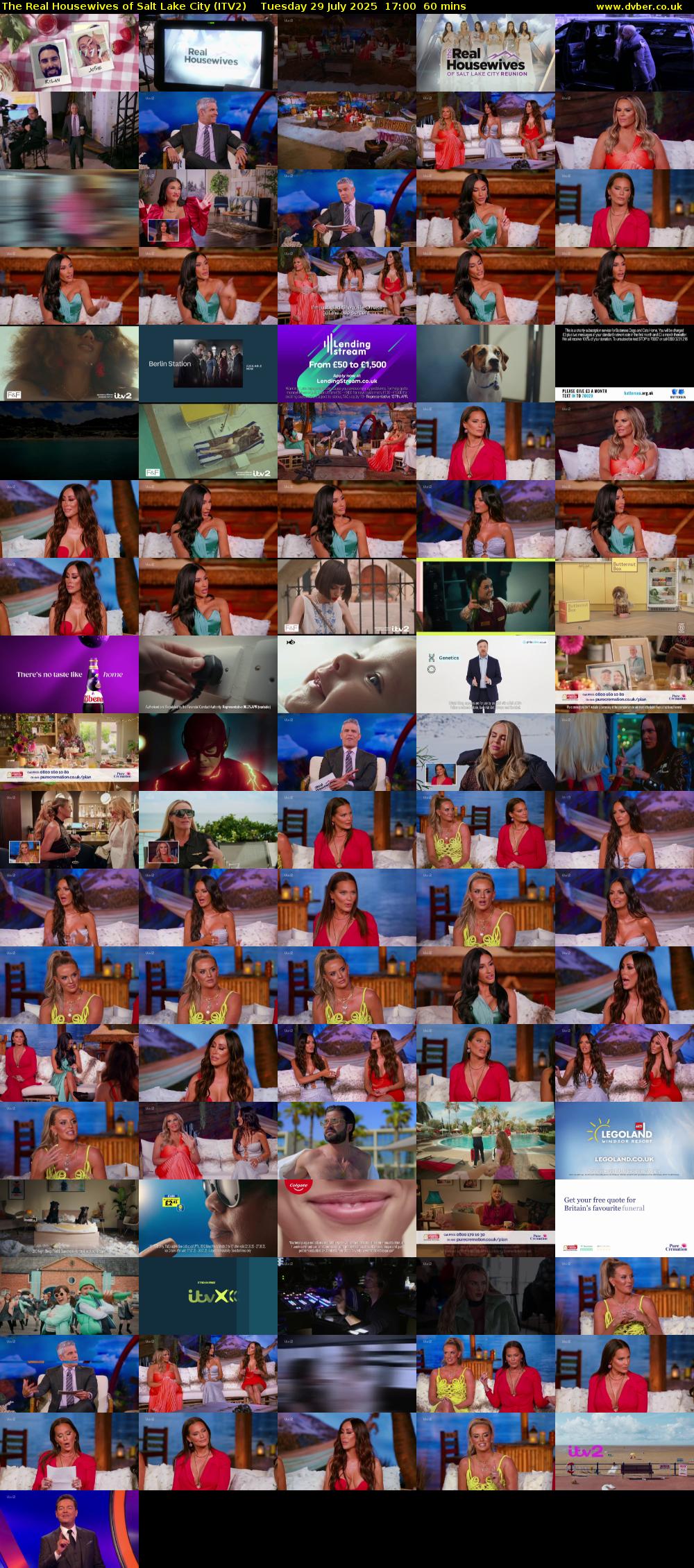 The Real Housewives of Salt Lake City (ITV2) Tuesday 29 July 2025 17:00 - 18:00
