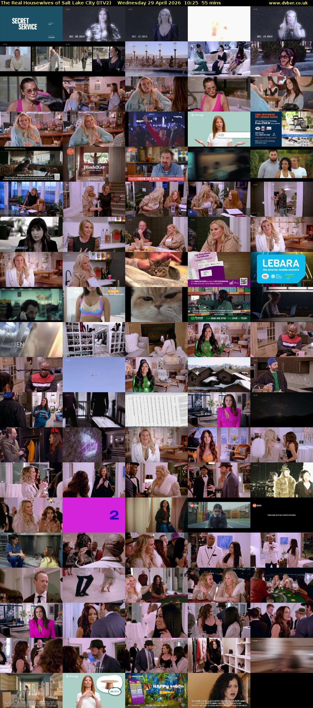 The Real Housewives of Salt Lake City (ITV2) Wednesday 29 April 2026 10:25 - 11:20