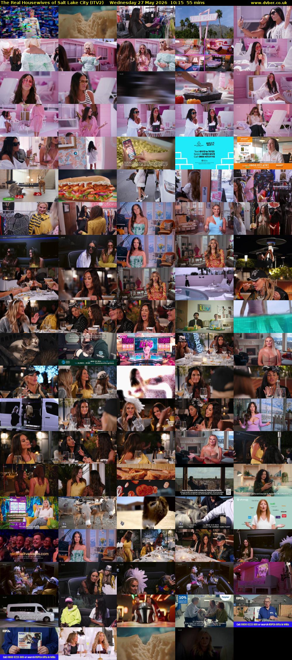 The Real Housewives of Salt Lake City (ITV2) Wednesday 27 May 2026 10:15 - 11:10