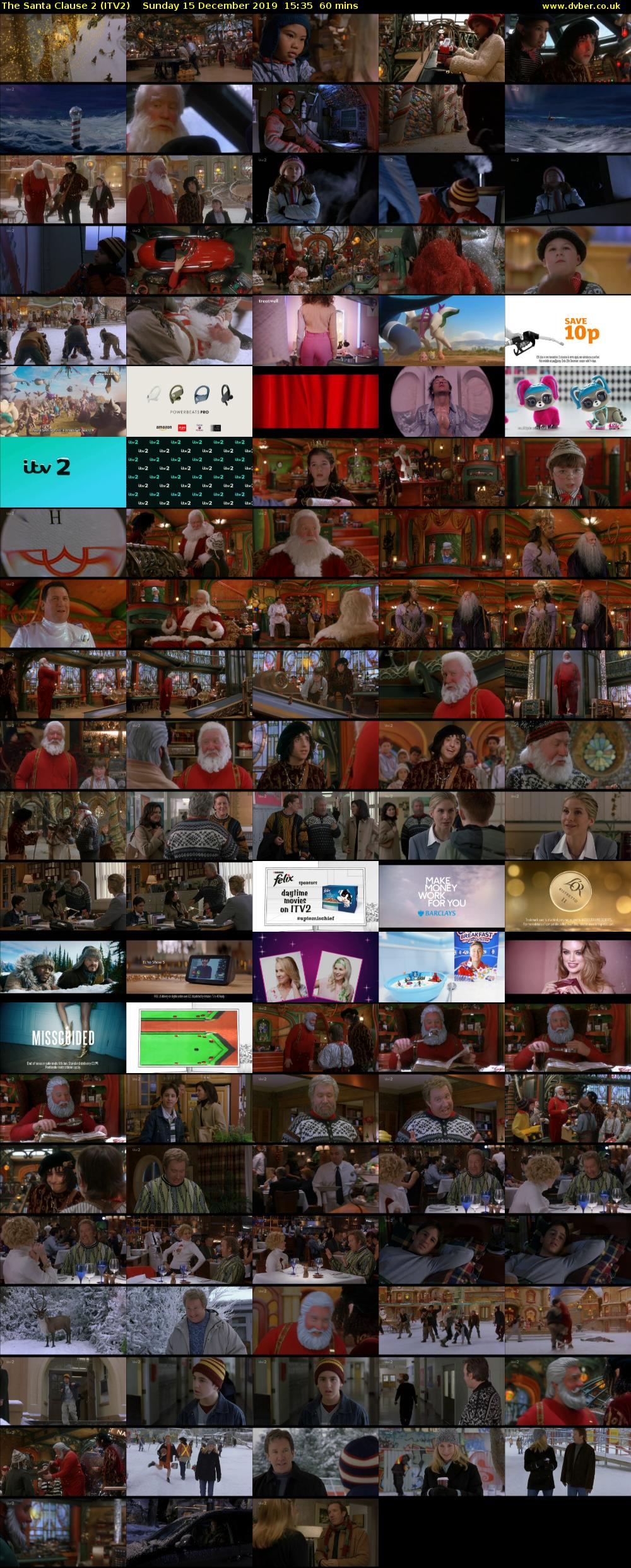 The Santa Clause 2 (ITV2) Sunday 15 December 2019 15:35 - 16:35