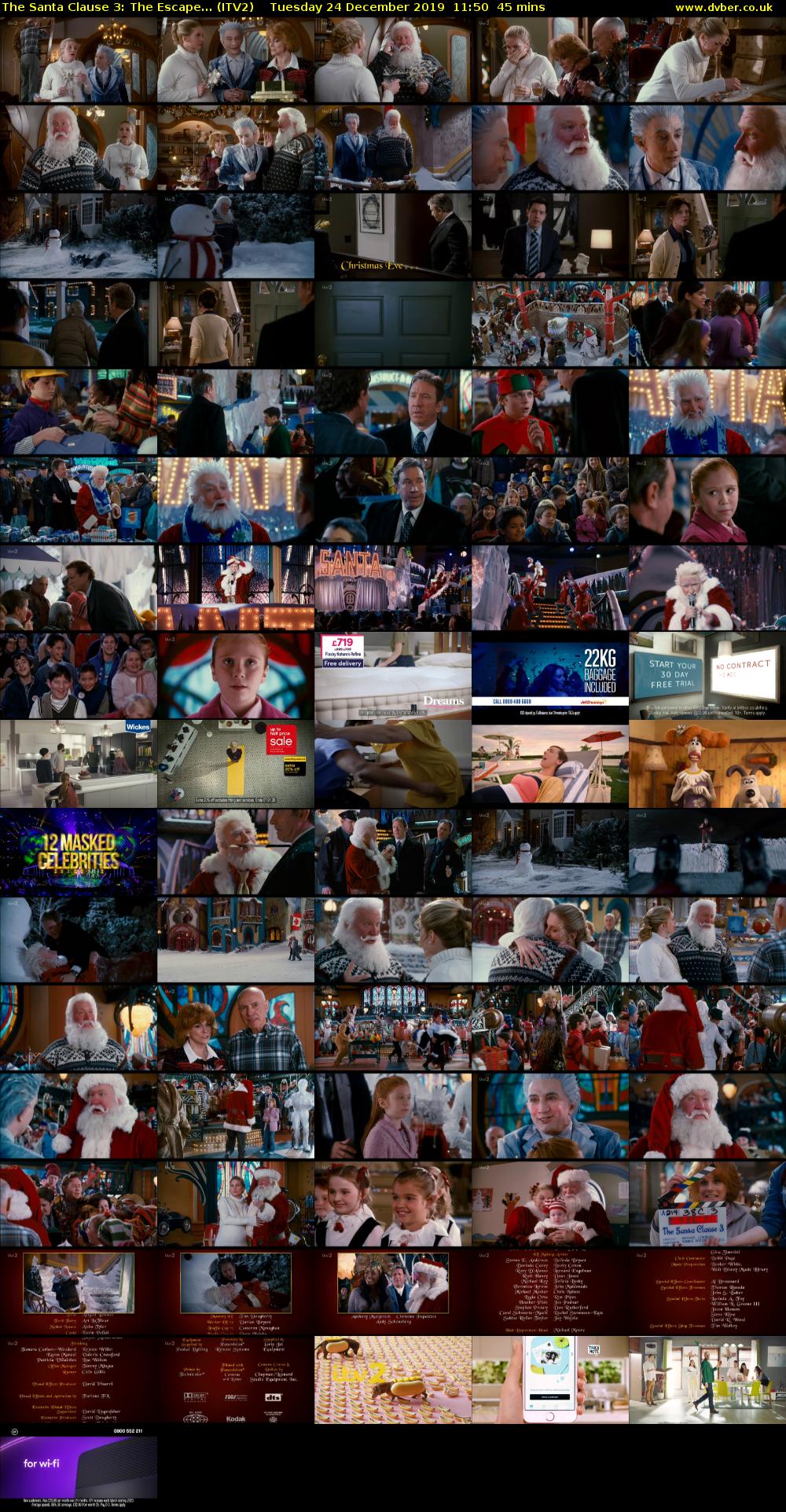 The Santa Clause 3: The Escape... (ITV2) Tuesday 24 December 2019 11:50 - 12:35