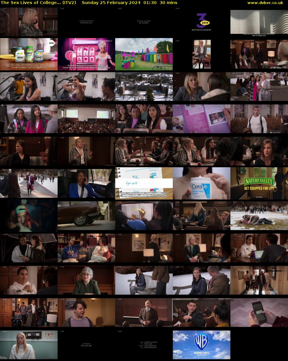 The Sex Lives of College... (ITV2) Sunday 25 February 2024 01:30 - 02:00