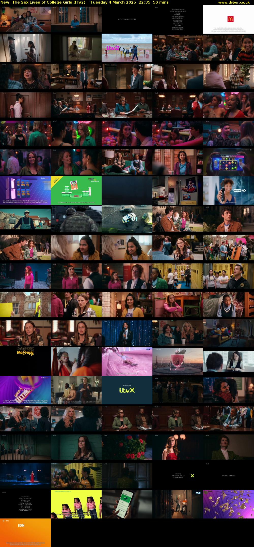 The Sex Lives of College Girls (ITV2) Tuesday 4 March 2025 22:35 - 23:25