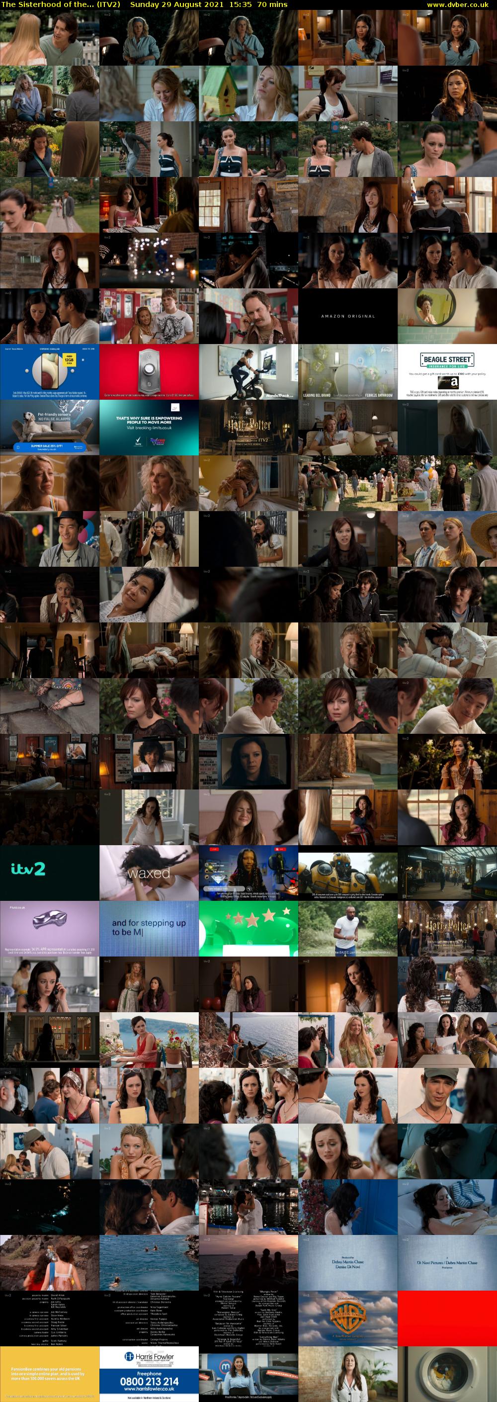 The Sisterhood of the... (ITV2) Sunday 29 August 2021 15:35 - 16:45