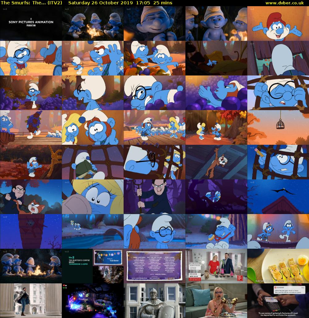 The Smurfs: The... (ITV2) Saturday 26 October 2019 17:05 - 17:30