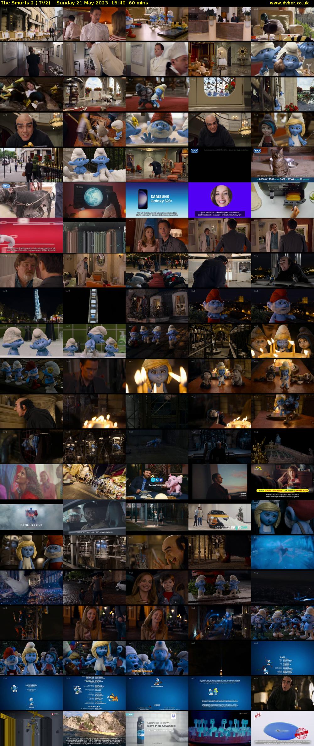 The Smurfs 2 (ITV2) Sunday 21 May 2023 16:40 - 17:40