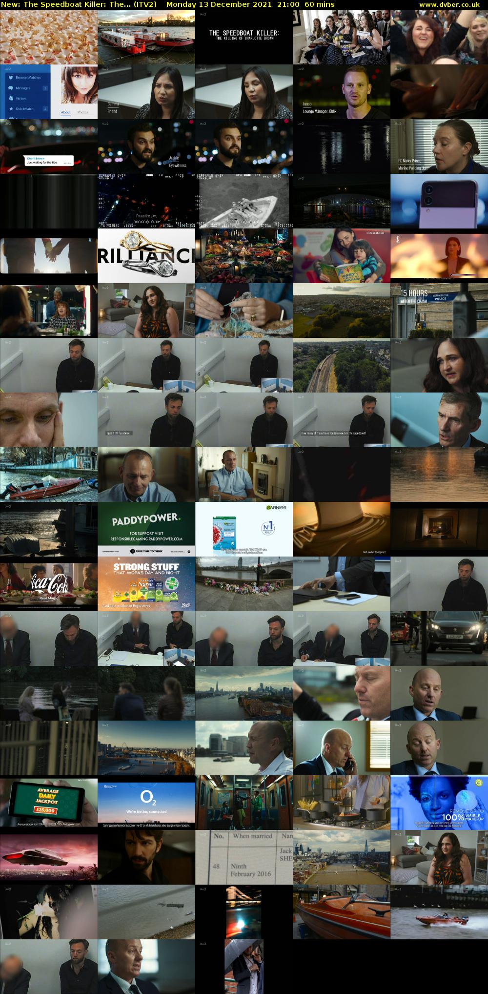 The Speedboat Killer: The... (ITV2) Monday 13 December 2021 21:00 - 22:00