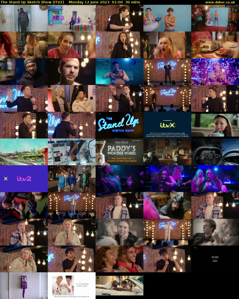 The Stand Up Sketch Show (ITV2) Monday 12 June 2023 01:00 - 01:30