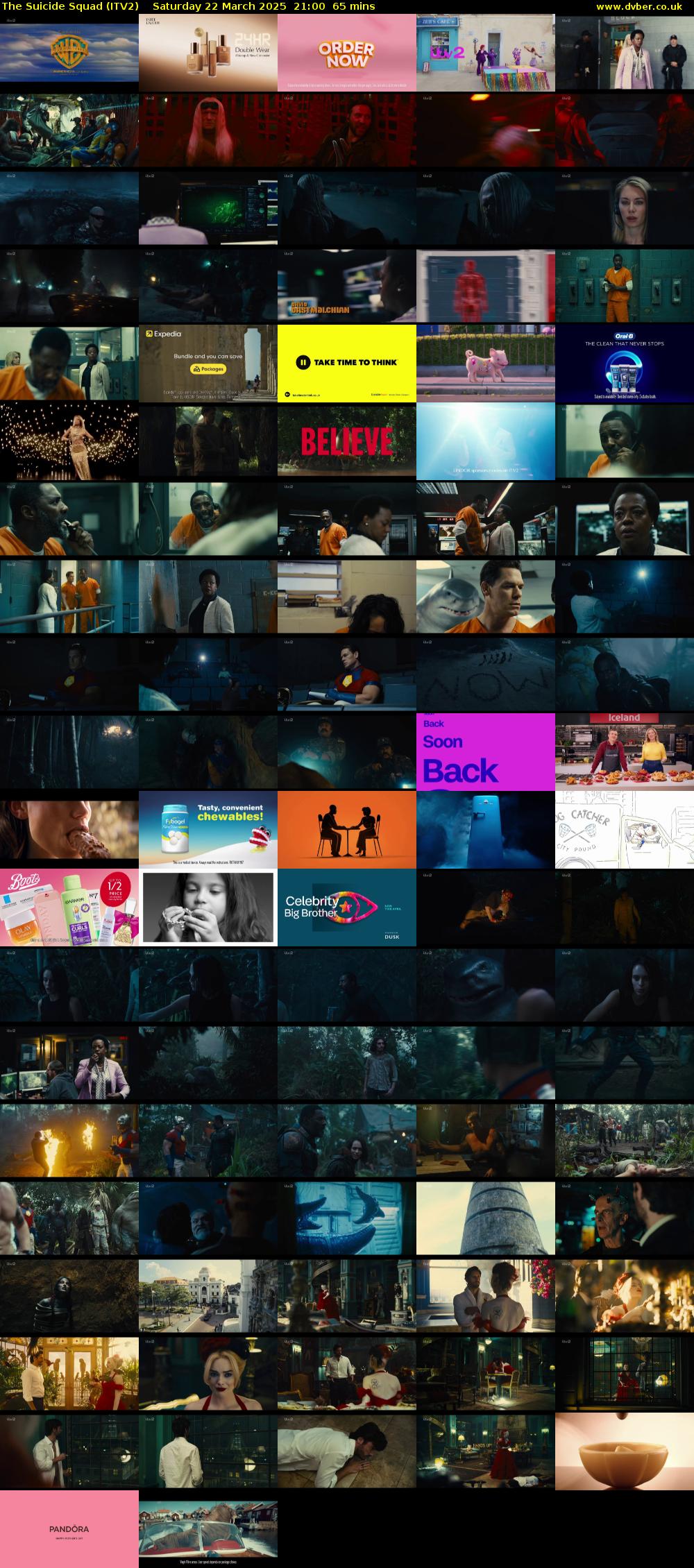 The Suicide Squad (ITV2) Saturday 22 March 2025 21:00 - 22:05
