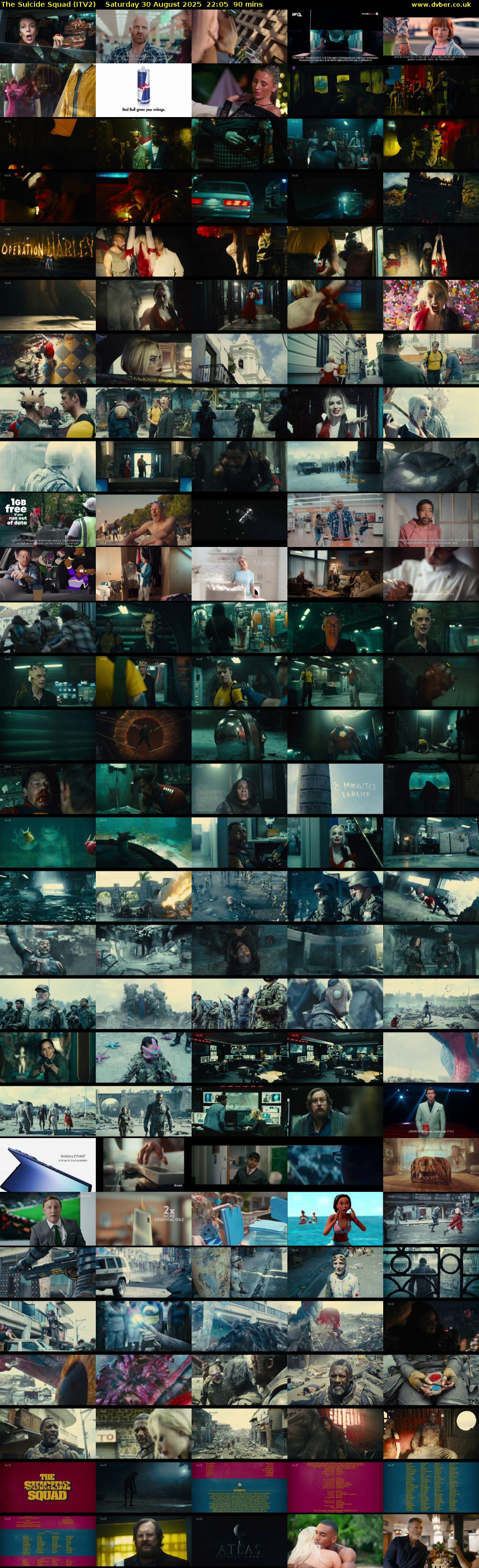 The Suicide Squad (ITV2) Saturday 30 August 2025 22:05 - 23:35