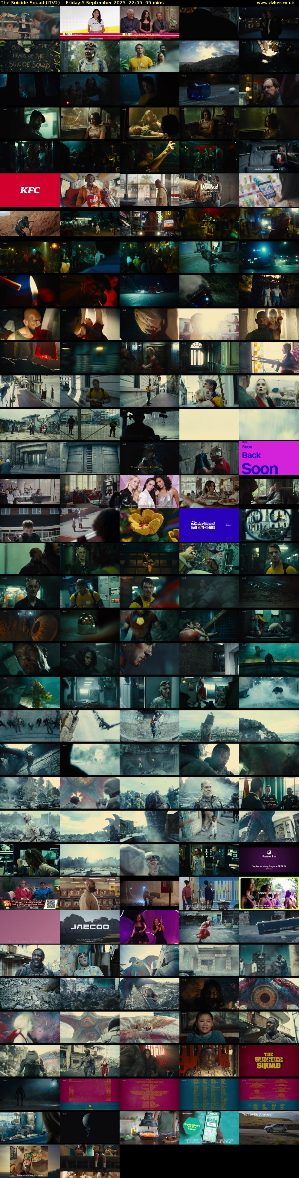 The Suicide Squad (ITV2) Friday 5 September 2025 22:05 - 23:40