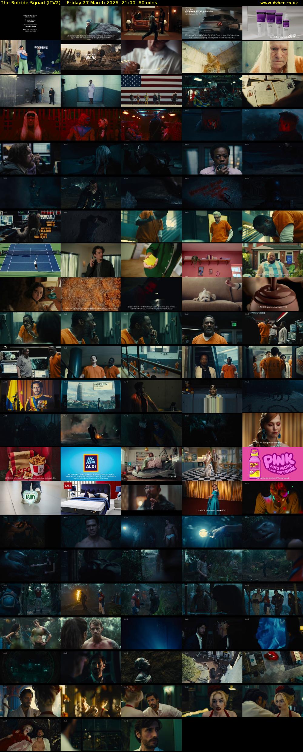 The Suicide Squad (ITV2) Friday 27 March 2026 21:00 - 22:00