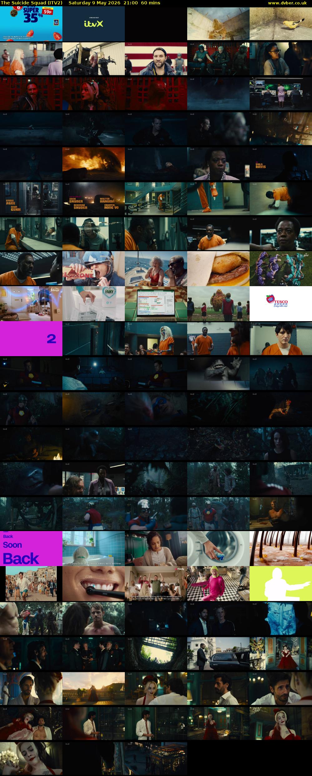 The Suicide Squad (ITV2) Saturday 9 May 2026 21:00 - 22:00