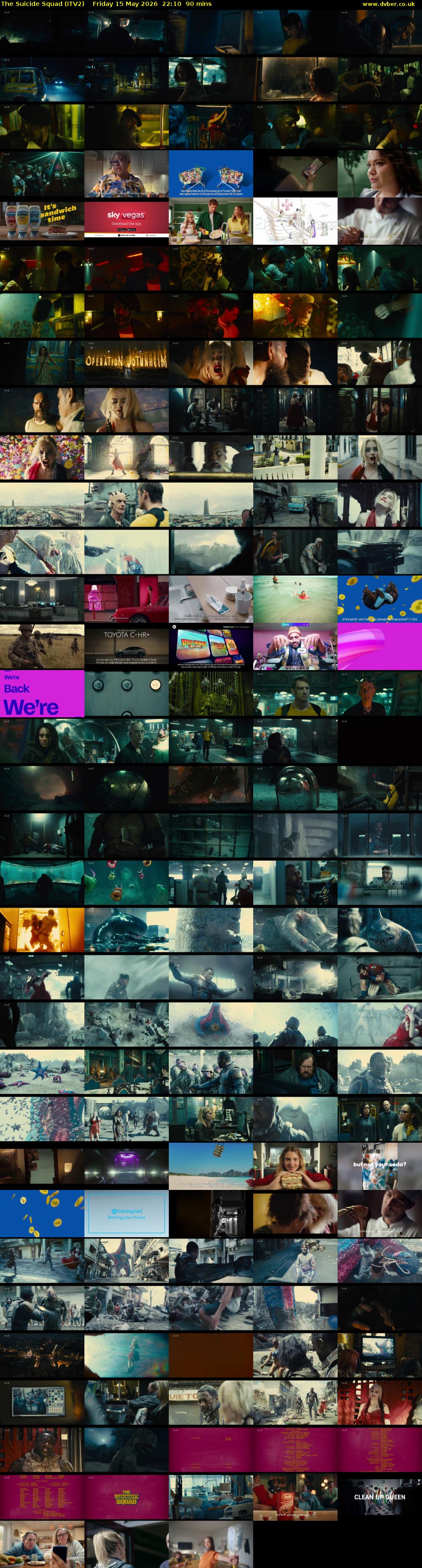 The Suicide Squad (ITV2) Friday 15 May 2026 22:10 - 23:40