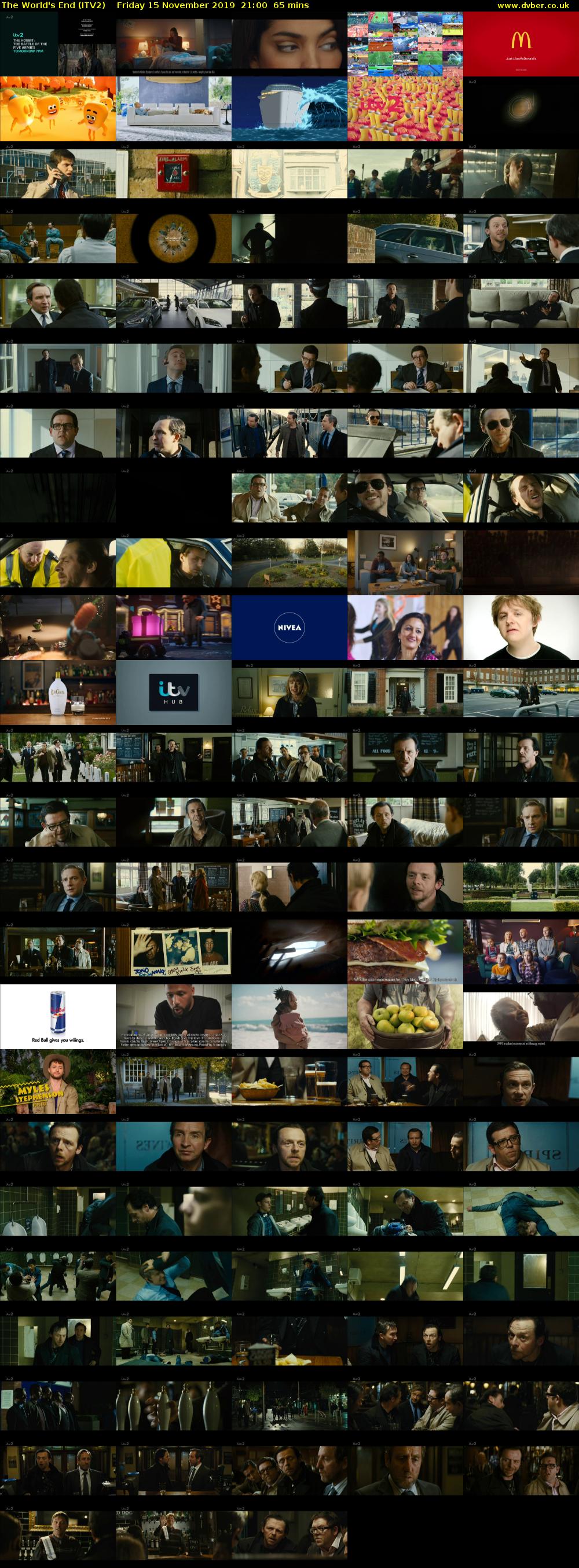 The World's End (ITV2) Friday 15 November 2019 21:00 - 22:05