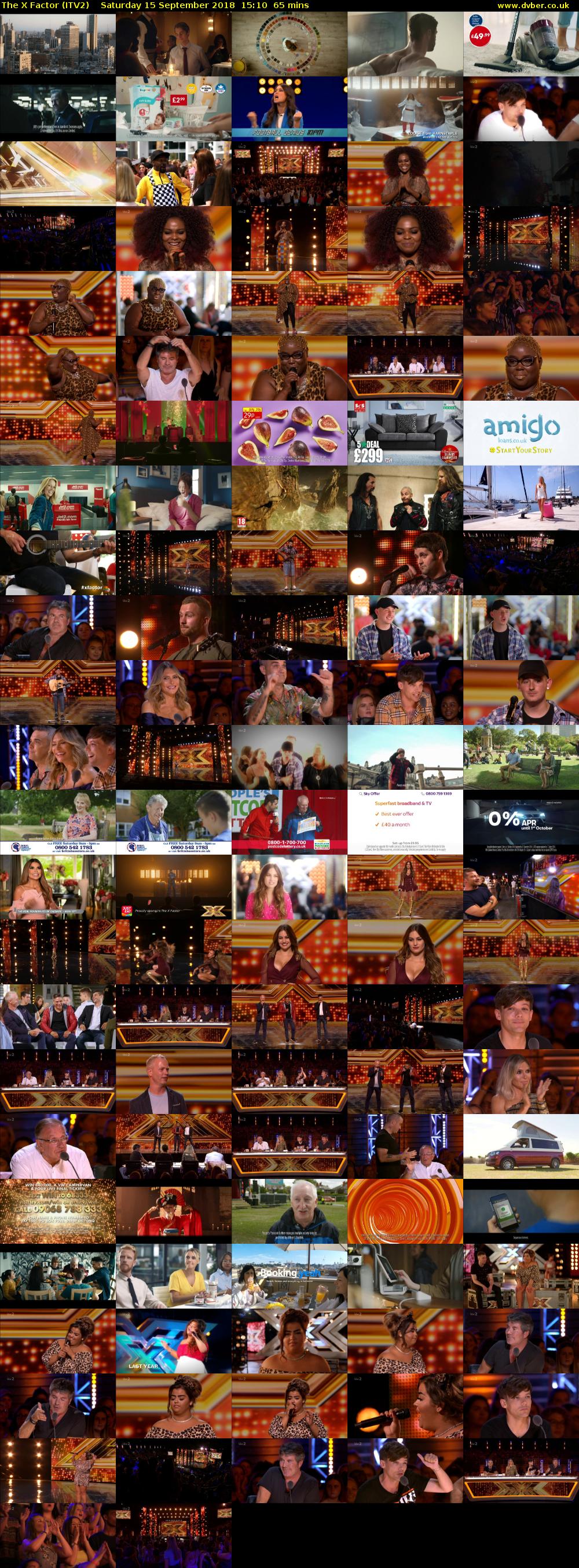 The X Factor (ITV2) Saturday 15 September 2018 15:10 - 16:15
