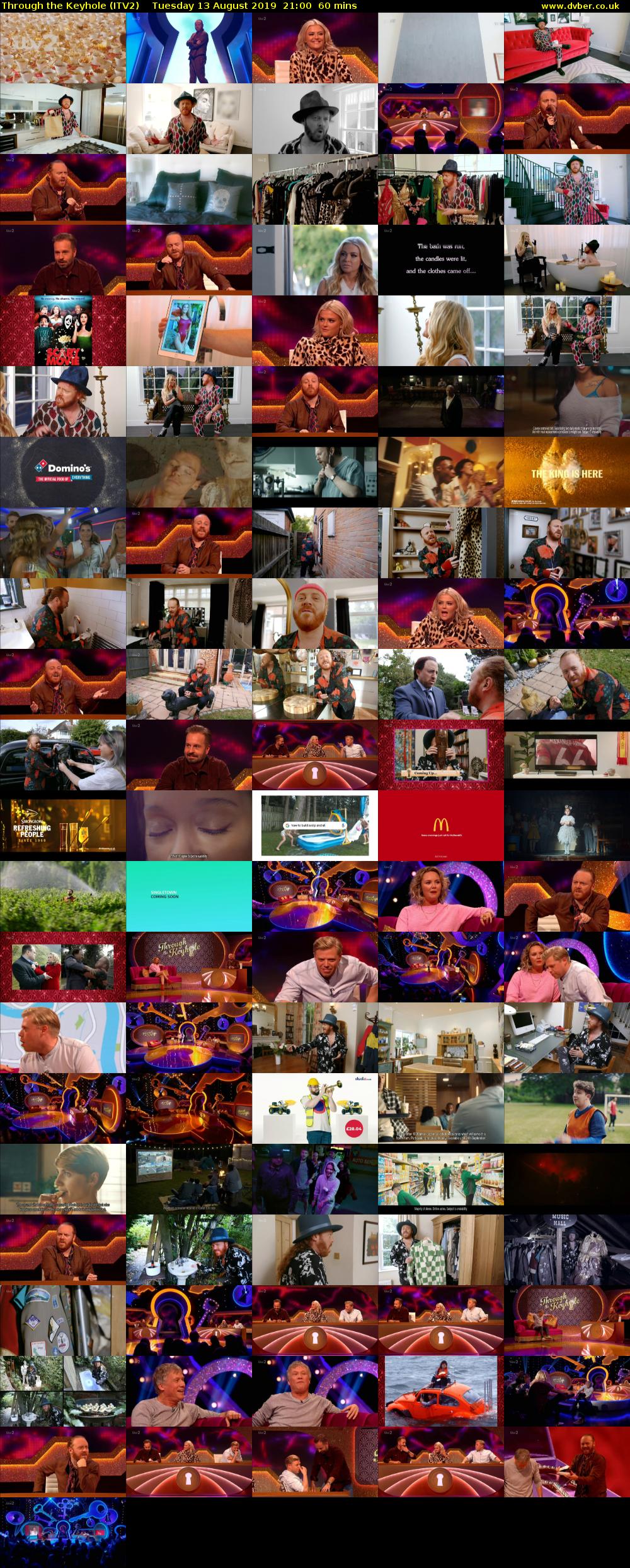 Through the Keyhole (ITV2) Tuesday 13 August 2019 21:00 - 22:00