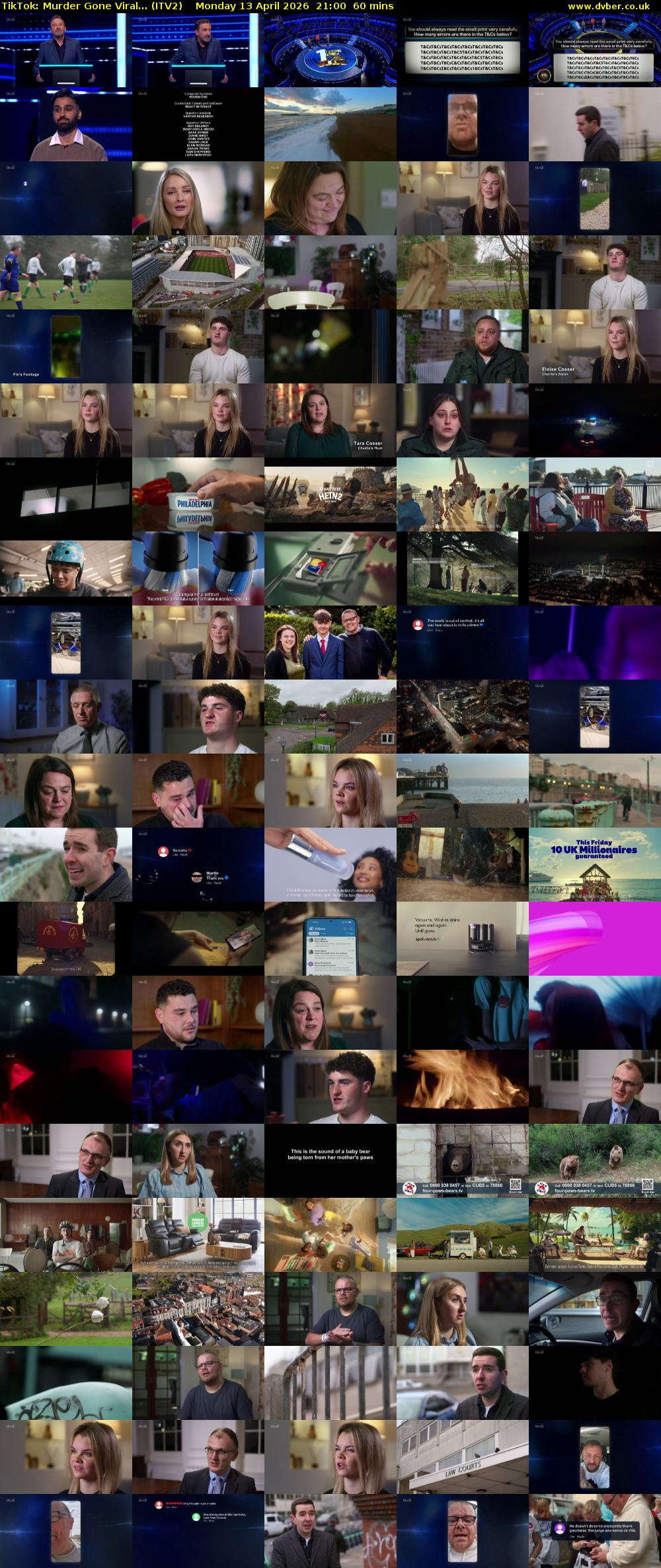 TikTok: Murder Gone Viral... (ITV2) Monday 13 April 2026 21:00 - 22:00
